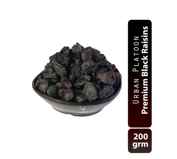 Urban Platoon Black Raisins 200g - Premium Quality Dried Fruit Rich in Antioxidants and Fiber