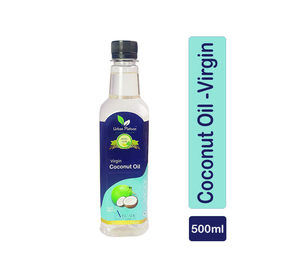 Urban Platoon Cold-Pressed Virgin Coconut Oil  - Pure & Natural, Made with South Kerala Coastal Coconuts